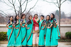 Maharani with her bridal party Maharani with her bridal party