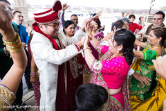 Welcoming the groom Welcoming the groom