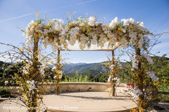 White and yellow flower mandap White and yellow flower mandap