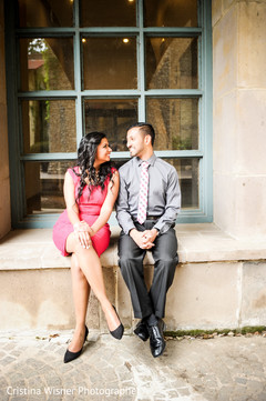 Beautiful indian couple engagement portrait. Beautiful indian couple engagement portrait.