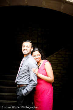Romantic indian couple's portrait. Romantic indian couple's portrait.