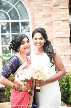 Mesmerizing indian bride and bridesmaids. Mesmerizing indian bride and bridesmaids.