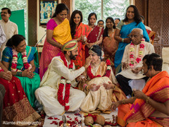 Lovely couple during their wedding Lovely couple during their wedding