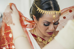 Indian bride ready for wedding ceremony Indian bride ready for wedding ceremony