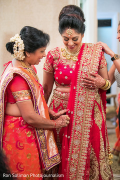 Indian bride getting ready for her big day. Indian bride getting ready for her big day.