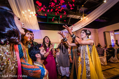 Maharani throwing away rose petals Maharani throwing away rose petals