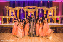 Maharani with her lovely bridesmaids Maharani with her lovely bridesmaids
