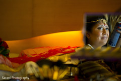 Lovely indian bride getting ready for wedding ceremony Lovely indian bride getting ready for wedding ceremony