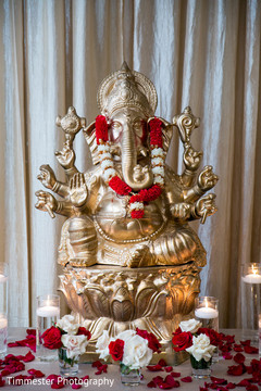 Ganesh decor at indian wedding ceremony Ganesh decor at indian wedding ceremony
