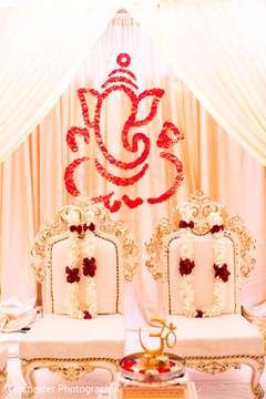 Beautiful decor at indian wedding ceremony Beautiful decor at indian wedding ceremony