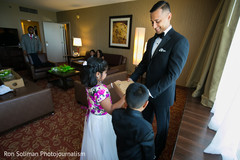 Groom receiving gift Groom receiving gift
