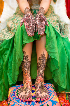 Indian bridal henna design. Indian bridal henna design.