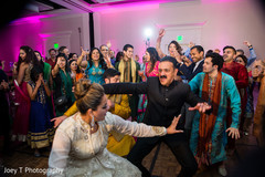 Vibrant sangeet party. Vibrant sangeet party.