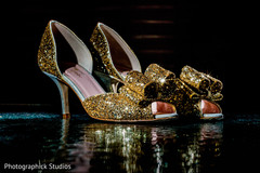 Glamorous bridal shoes. indian bridal fashions,indian wedding shoes