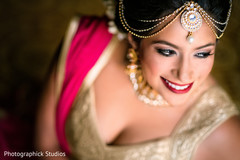 Beautiful bride close up portrait. indian bride makeup,indian bridal jewelry,indian bride,indian wedding portrait