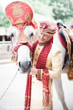 Indian groom and baraat horse. indian wedding baraat,indian groom