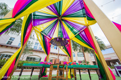 Colorful sangeet decor. Colorful sangeet decor.
