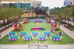 Sangeet table set up. Sangeet table set up.