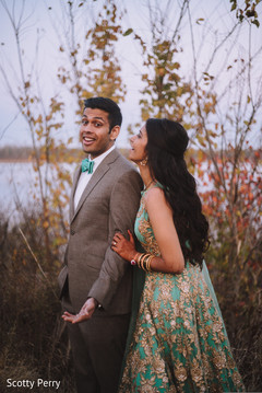 Cutest indian bride and groom reception portrait. Cutest indian bride and groom reception portrait.