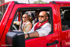 Indian groom on his way to the ceremony. indian wedding baraat,indian wedding transportation,indian groom