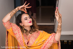 Charmin bride portrait for mehndi party. indian bride,indian wedding mehndi,indian bridal henna,indian pre-wedding celebrations
