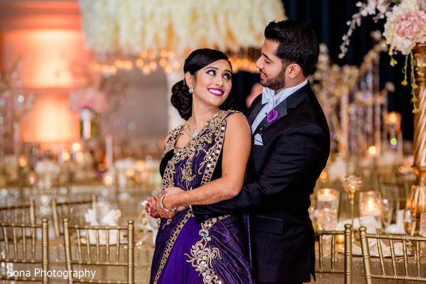 Maharani and Raja reception portrait.