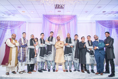 Indian groom with groomsmen Indian groom with groomsmen