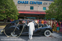 Newlyweds leaving after the wedding ceremony indian wedding,indian wedding traditions,indian wedding transportation