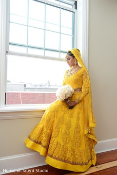 Dreamy yellow bridal lengha. Dreamy yellow bridal lengha.