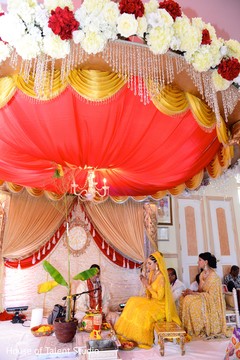 Bride's pre-wedding ceremony ritual. Bride's pre-wedding ceremony ritual.
