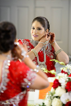 Indian bride getting ready. Indian bride getting ready.