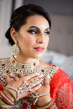 Adorable indian bride portrait. Adorable indian bride portrait.