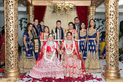 Gay indian wedding portrait for ceremony. Gay indian wedding portrait for ceremony.