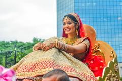 Beautiful bride carried in on a palanquin. Beautiful bride carried in on a palanquin.