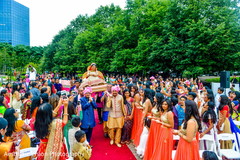 Bride's grand entrance. Bride's grand entrance.