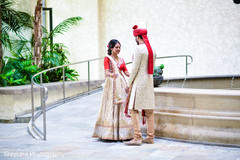 First look moments indian wedding first look,indian bridal lengha,indian groom fashion