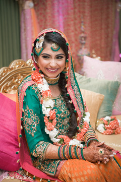 Pakistani bride candid shot. indian sangeet,pakistani bride,indian pre-wedding fashion,anarkali