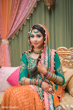Inspiring Pakistani bride to be look. indian sangeet,pakistani bride,indian pre-wedding fashion,anarkali