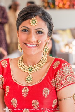 Mesmerizing indian bride look. indian bride,indian bridal hair and makeup,indian wedding jewelry