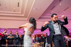 Newlyweds dancing Newlyweds dancing