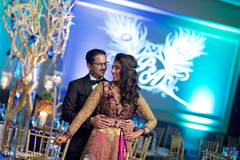 Lovely couple at their reception Lovely couple at their reception