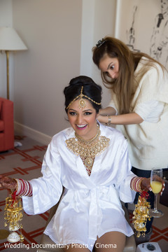 Lovely indian bride photo session before wedding ceremony Lovely indian bride photo session before wedding ceremony