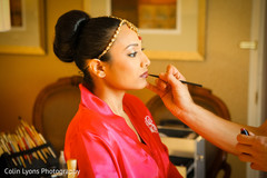 Bride getting ready Bride getting ready