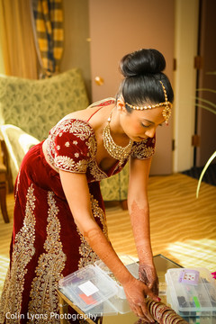 Maharani getting ready Maharani getting ready