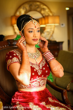 Lovely bride in her bridal lengha Lovely bride in her bridal lengha
