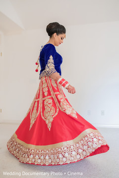 Beautiful indian bride almost ready for wedding ceremony Beautiful indian bride almost ready for wedding ceremony