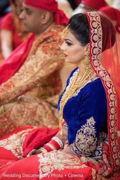 Lovely indian couple at wedding ceremony indian wedding outfits,indian bridal lengha,indian bride and groom