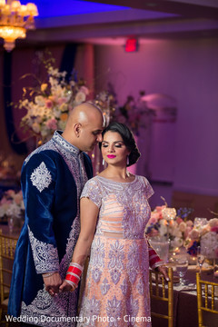 Indian couple photoshoot at wedding reception lightning,indian wedding outfits,indian bride makeup
