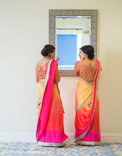 Amazing bridesmaids saris Amazing bridesmaids saris