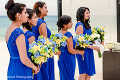 Indian bridesmaids at wedding ceremony indian bridesmaids,indian wedding ceremony floral and decor,indian destination wedding
